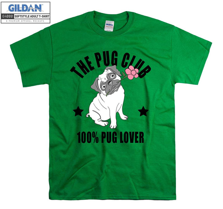 The pug club pug lover figure T-shirt