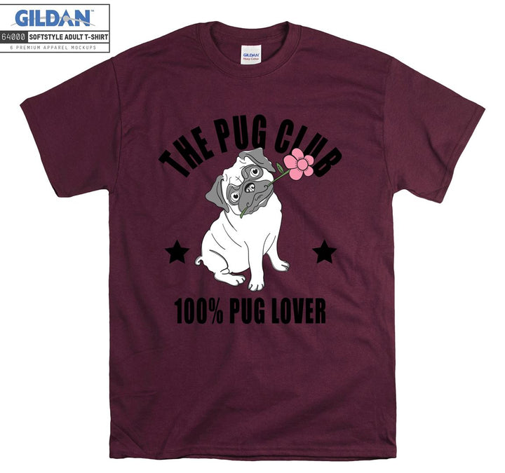 The pug club pug lover figure T-shirt