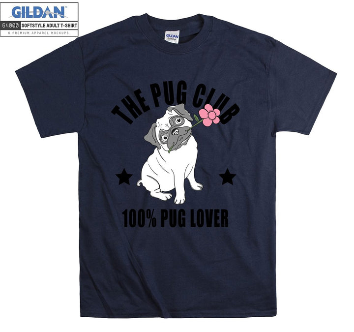 The pug club pug lover figure T-shirt