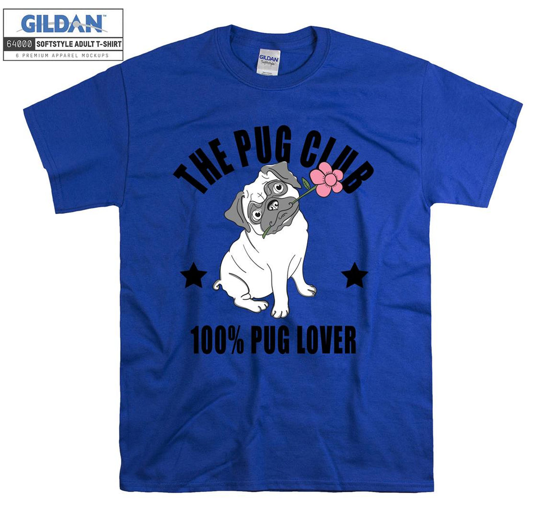 The pug club pug lover figure T-shirt