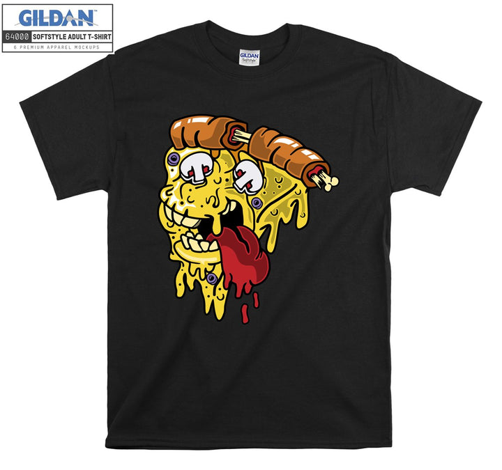 Cartoon funny skeleton character figure T-shirt