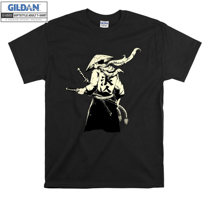 Legend Back Character Samurai Figure T-shirt