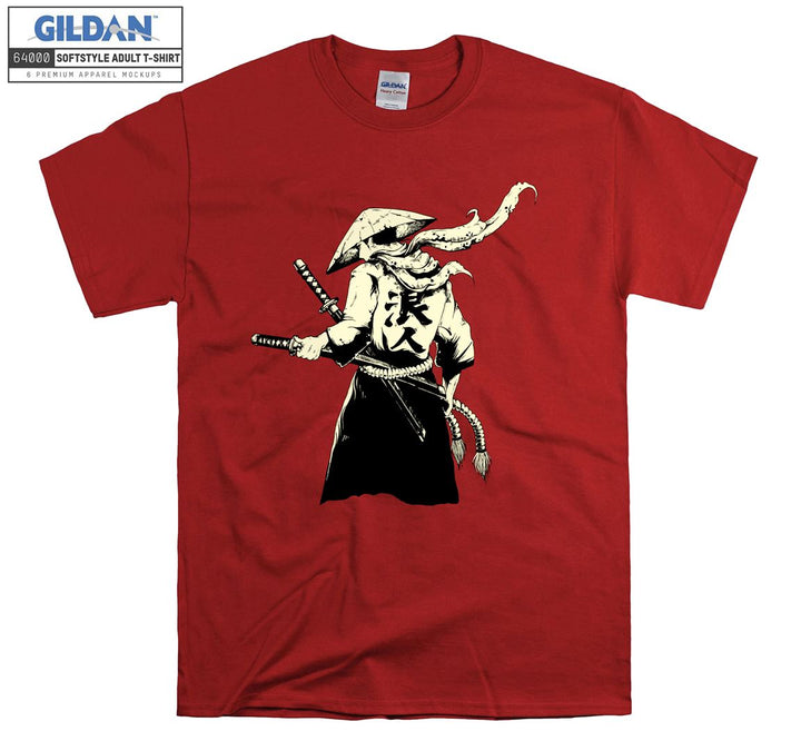 Legend Back Character Samurai Figure T-shirt