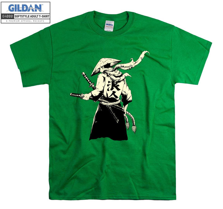 Legend Back Character Samurai Figure T-shirt