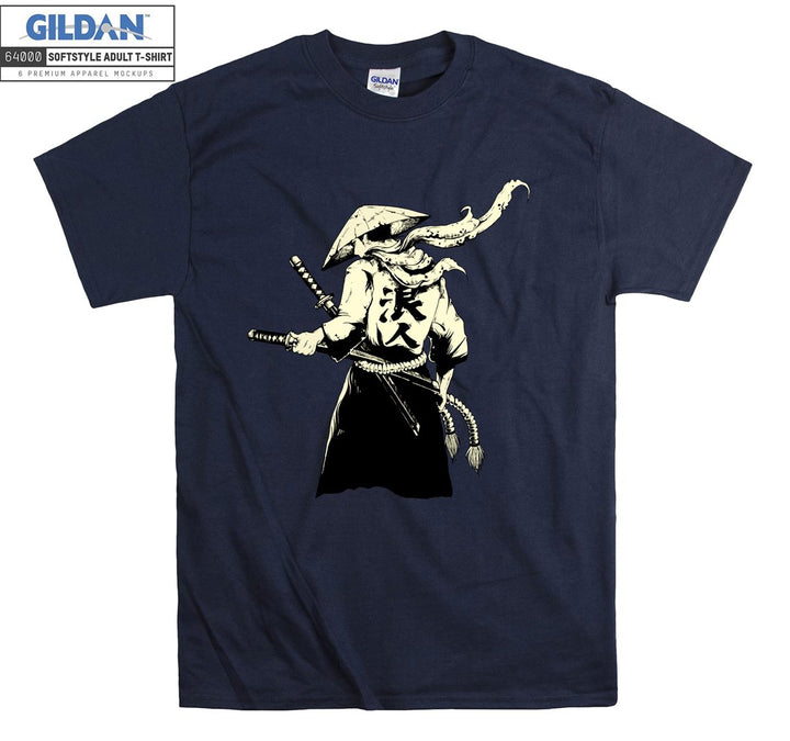 Legend Back Character Samurai Figure T-shirt