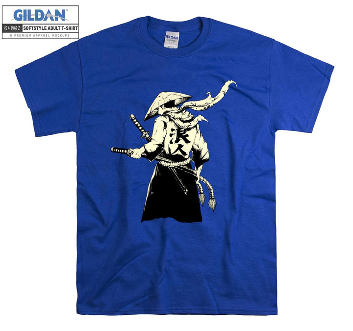 Legend Back Character Samurai Figure T-shirt