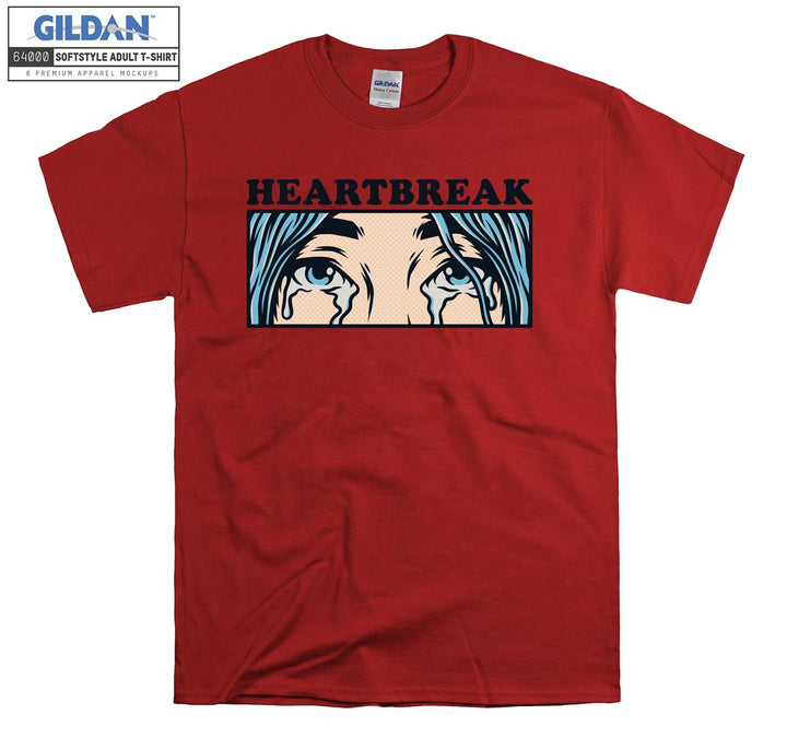 Crying Character Anime Heartbreak T-shirt