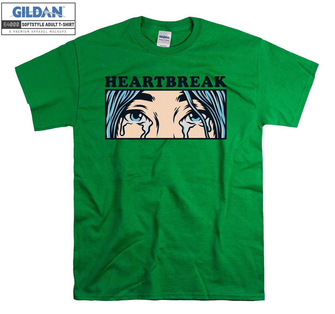 Crying Character Anime Heartbreak T-shirt