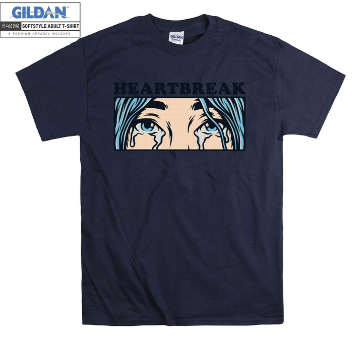 Crying Character Anime Heartbreak T-shirt