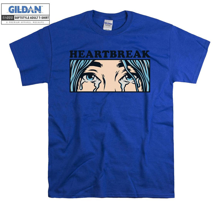 Crying Character Anime Heartbreak T-shirt