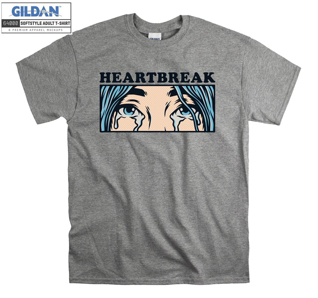 Crying Character Anime Heartbreak T-shirt