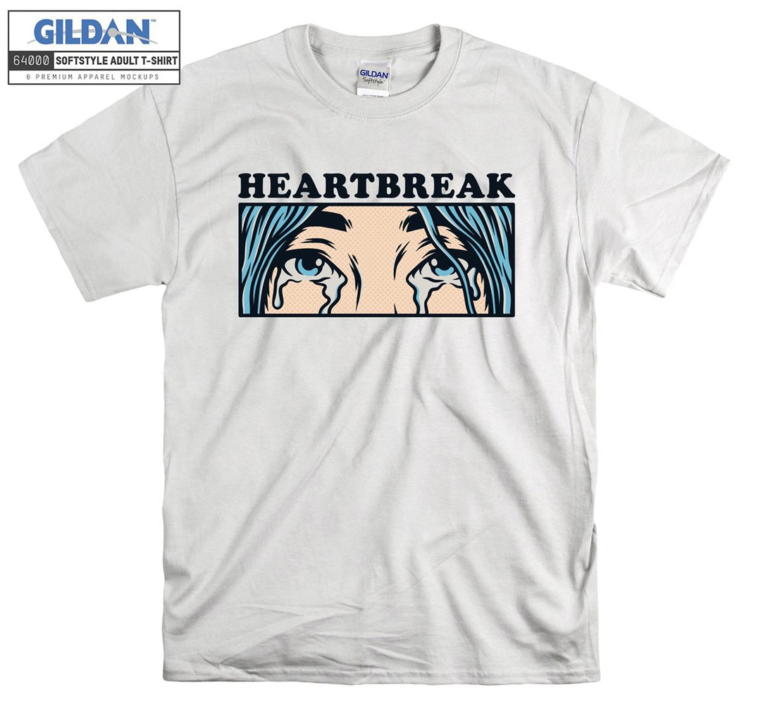 Crying Character Anime Heartbreak T-shirt