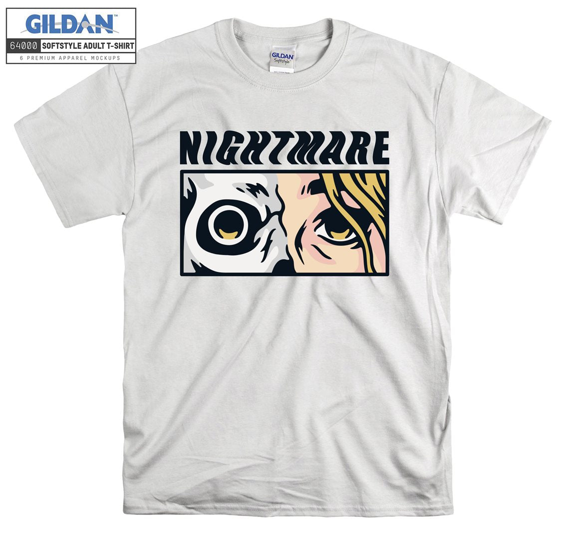 Anime Character Face Nightmare T-shirt – Tshirk