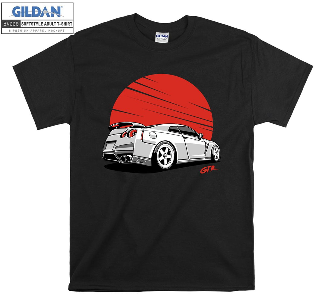 Gtr Famous Japanese Car Figure T-shirt