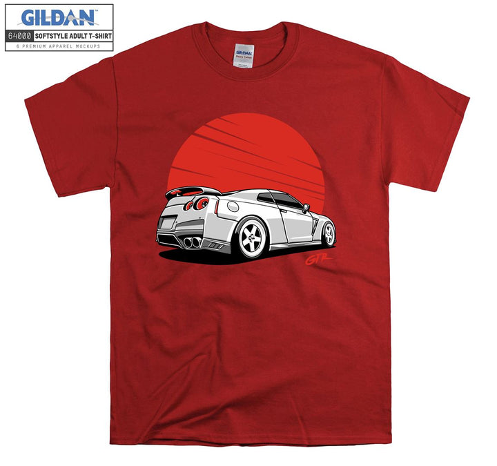 Gtr Famous Japanese Car Figure T-shirt