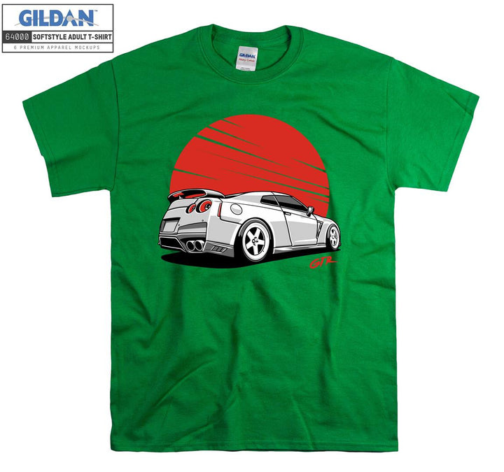 Gtr Famous Japanese Car Figure T-shirt