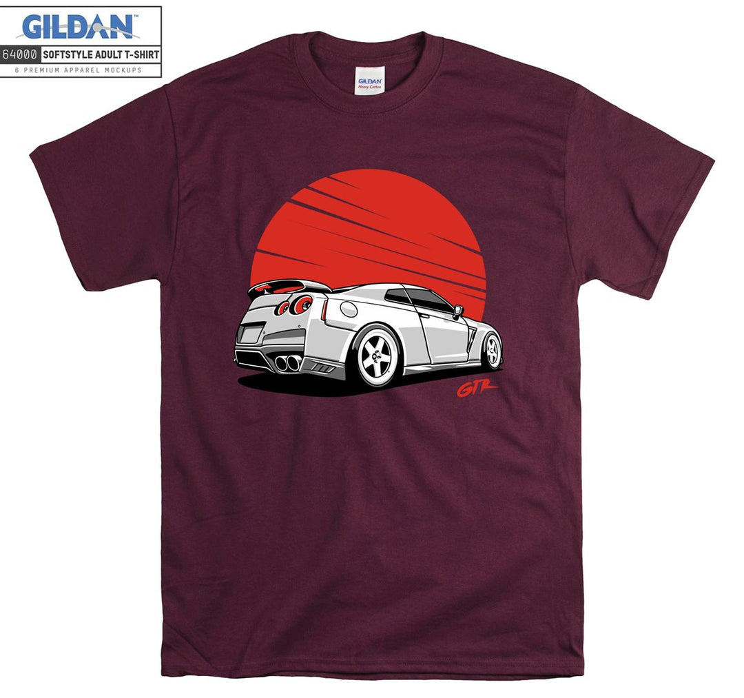 Gtr Famous Japanese Car Figure T-shirt