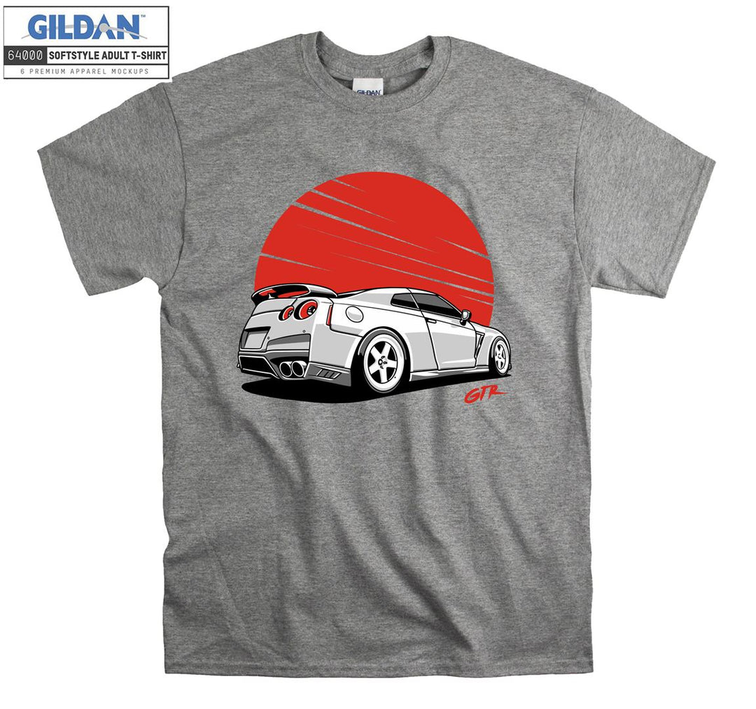 Gtr Famous Japanese Car Figure T-shirt