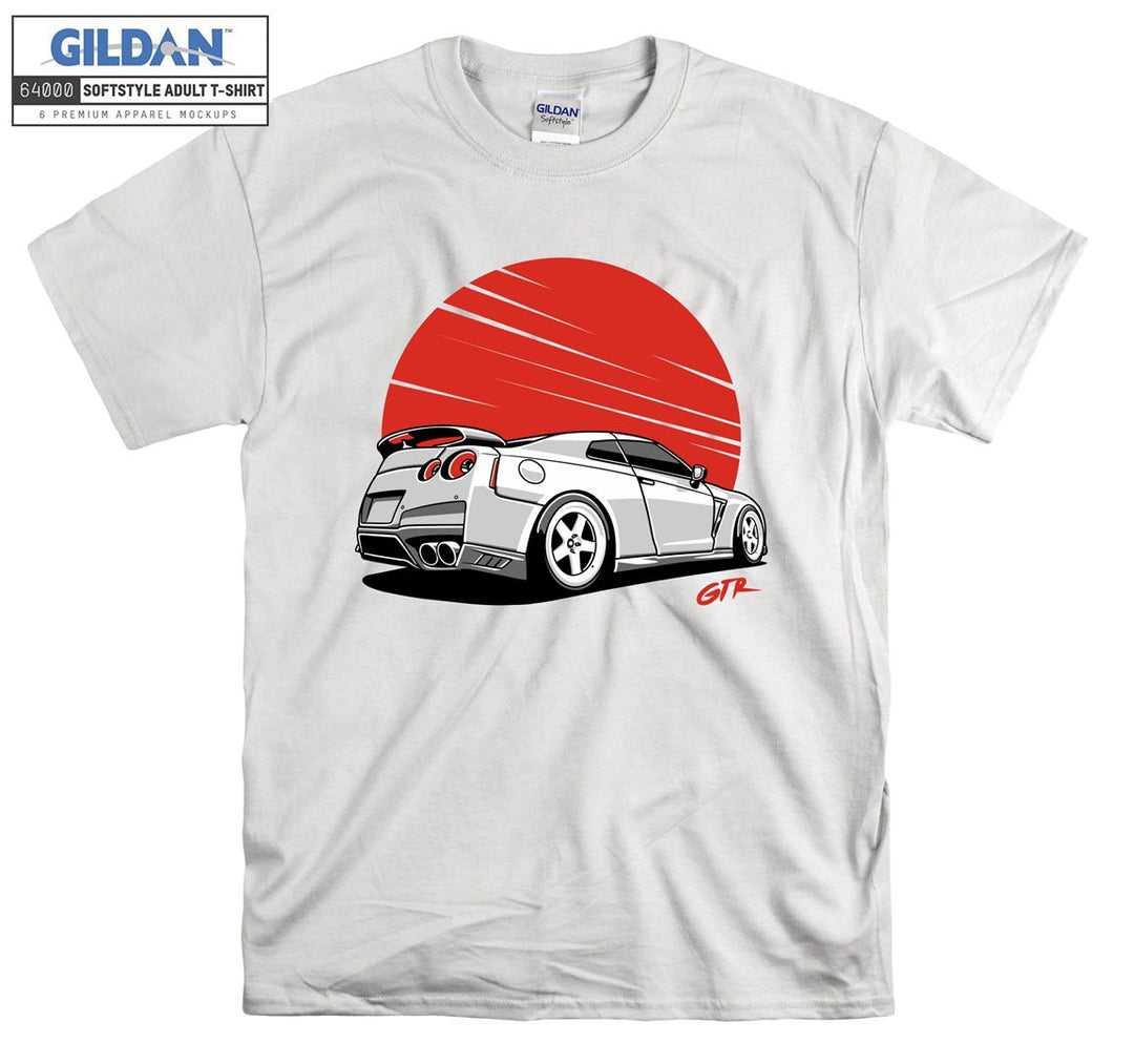 Gtr Famous Japanese Car Figure T-shirt