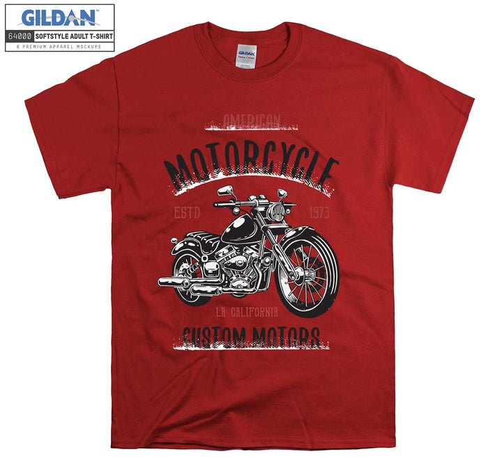 American motorcycle figure T-shirt