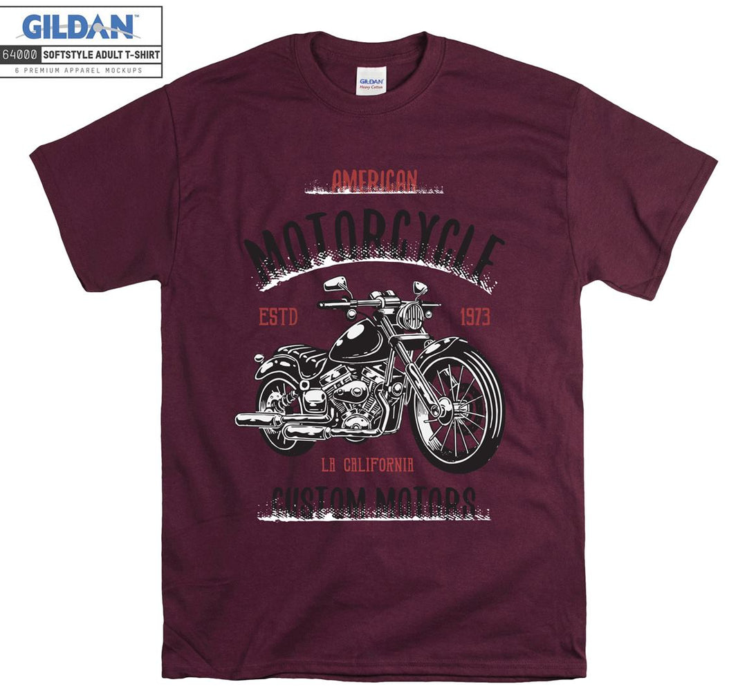 American motorcycle figure T-shirt