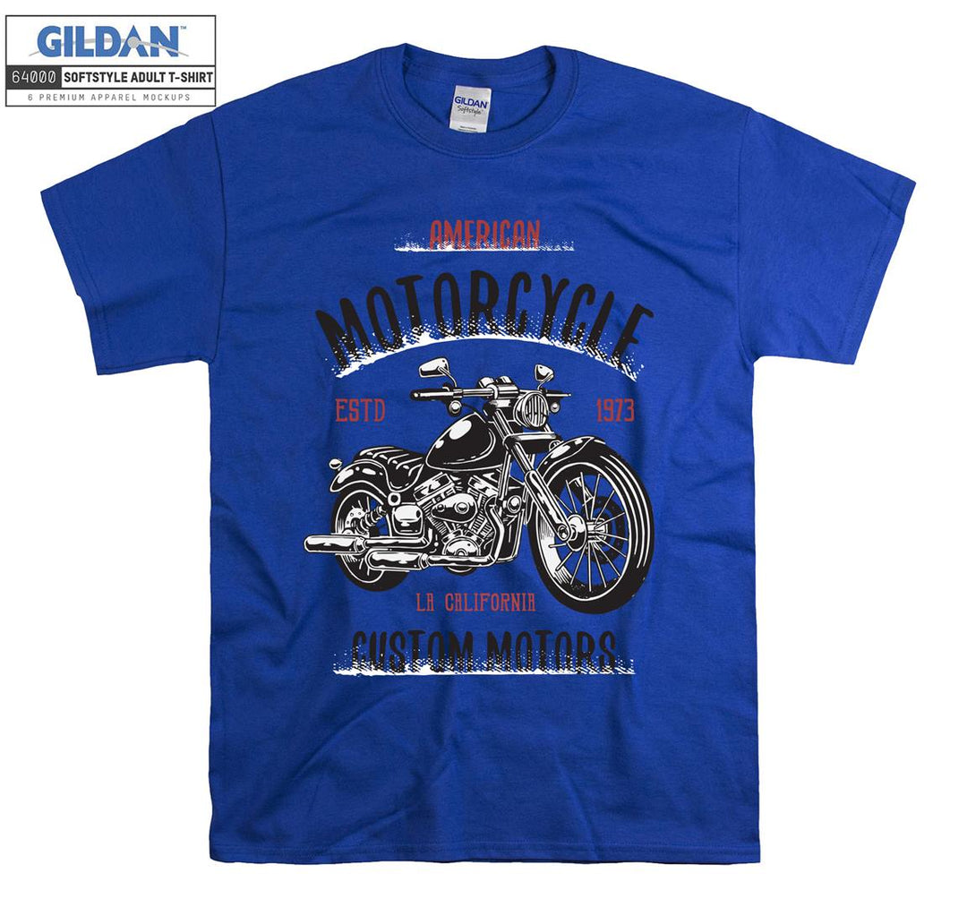 American motorcycle figure T-shirt