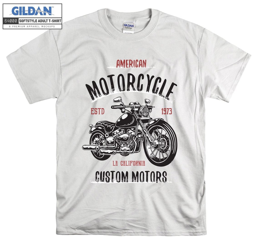 American motorcycle figure T-shirt